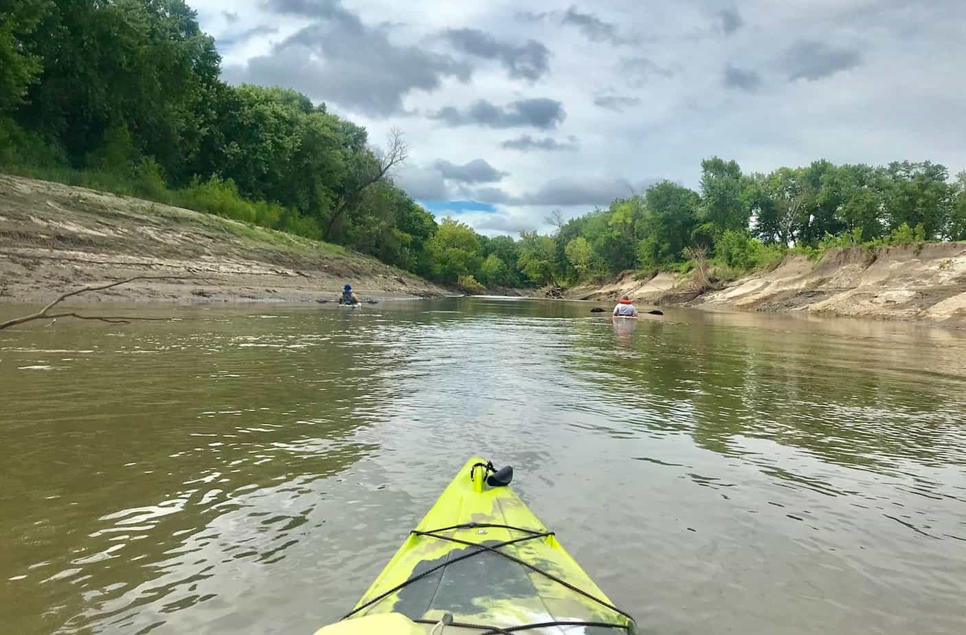 kayak on platte river