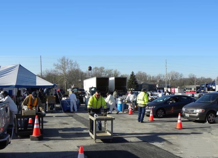 Household Haz waste collection event