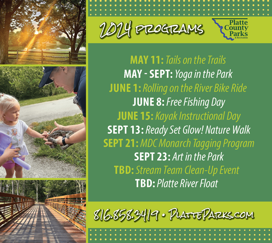 2024 Platte County Calendars are available! Platte County Parks